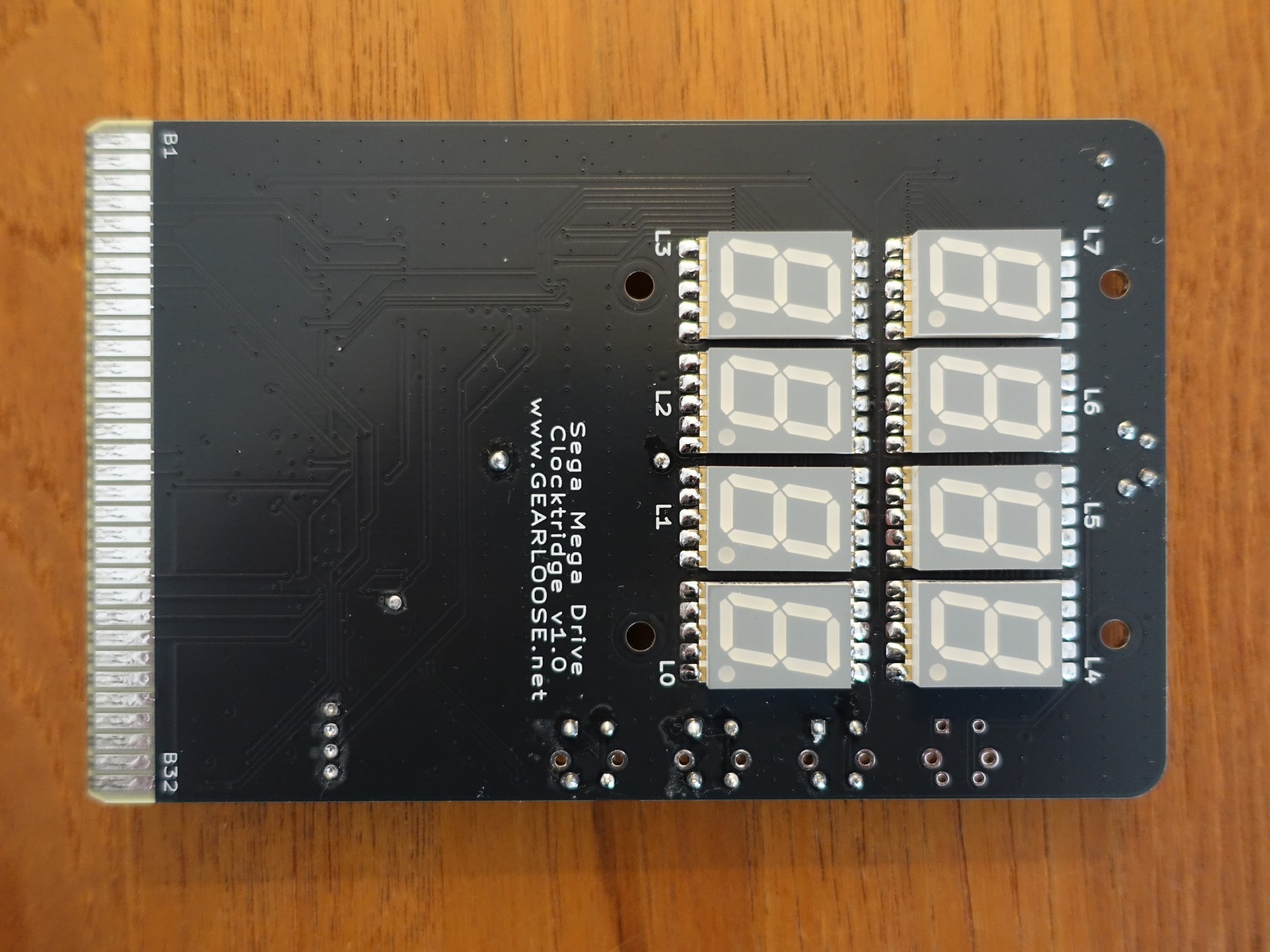 Clocktridge side button mounting