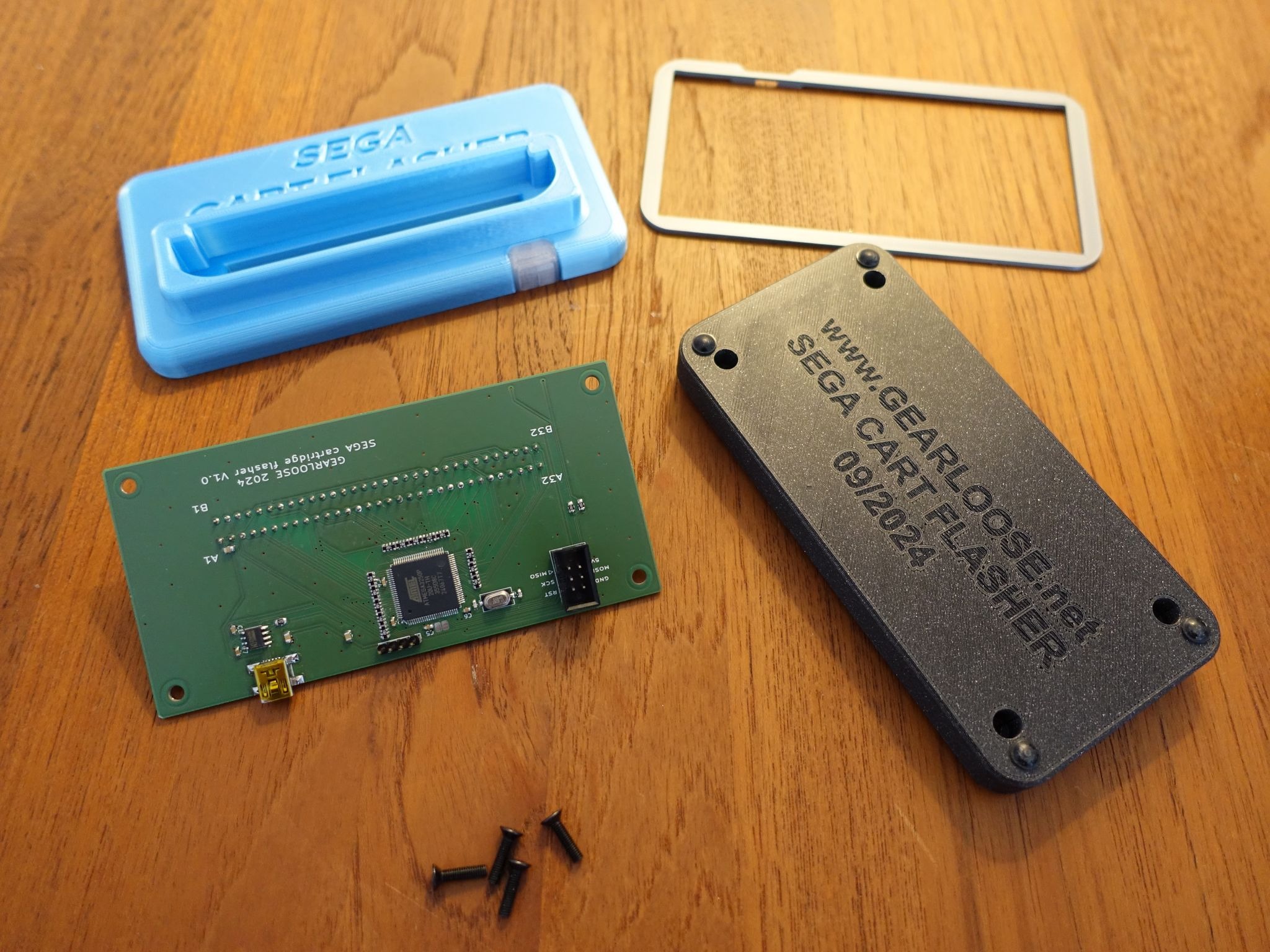 Cartridge flasher connected to a cartridge